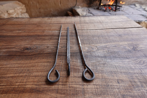 Grillspieße, handgeschmiedet