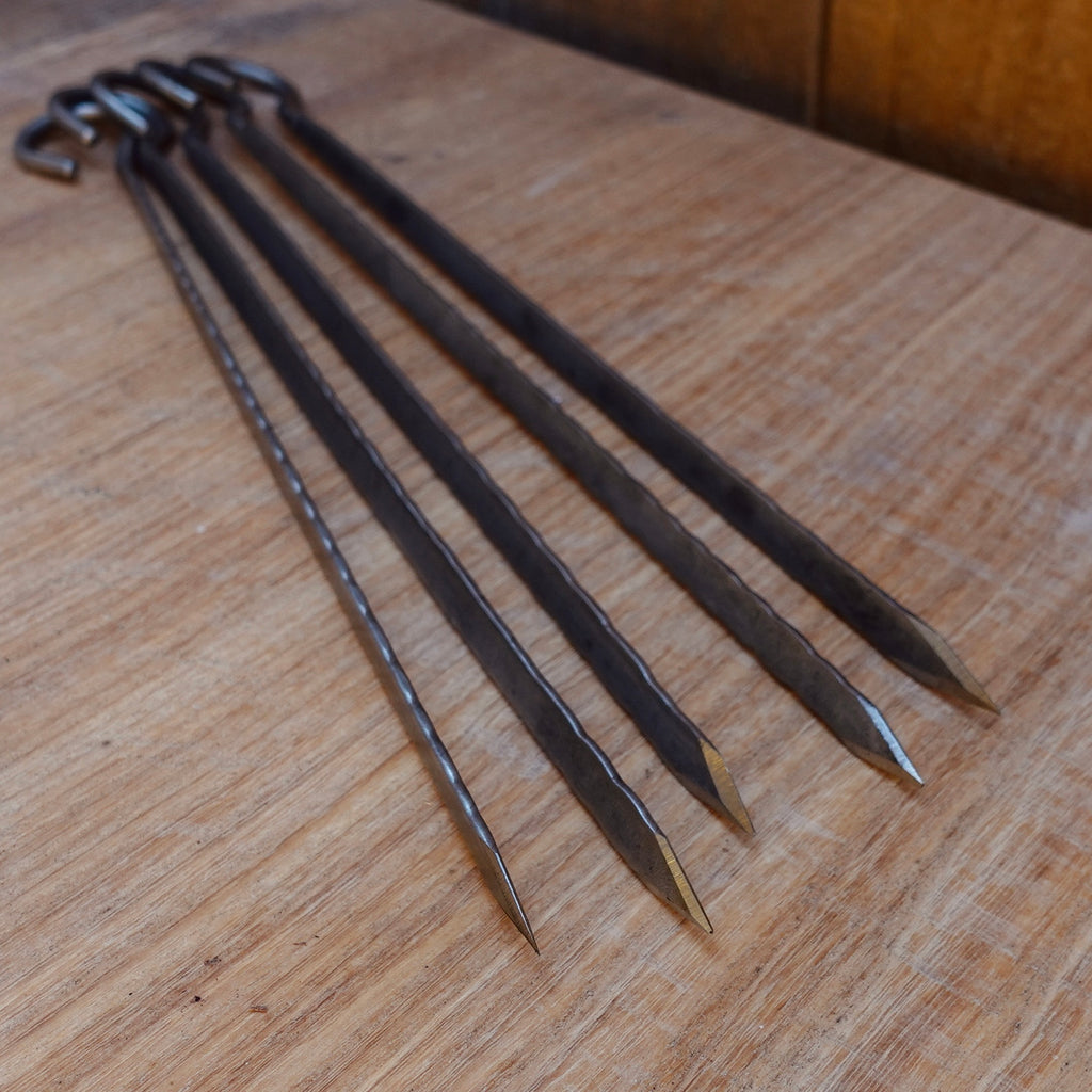 Grillspieße, handgeschmiedet