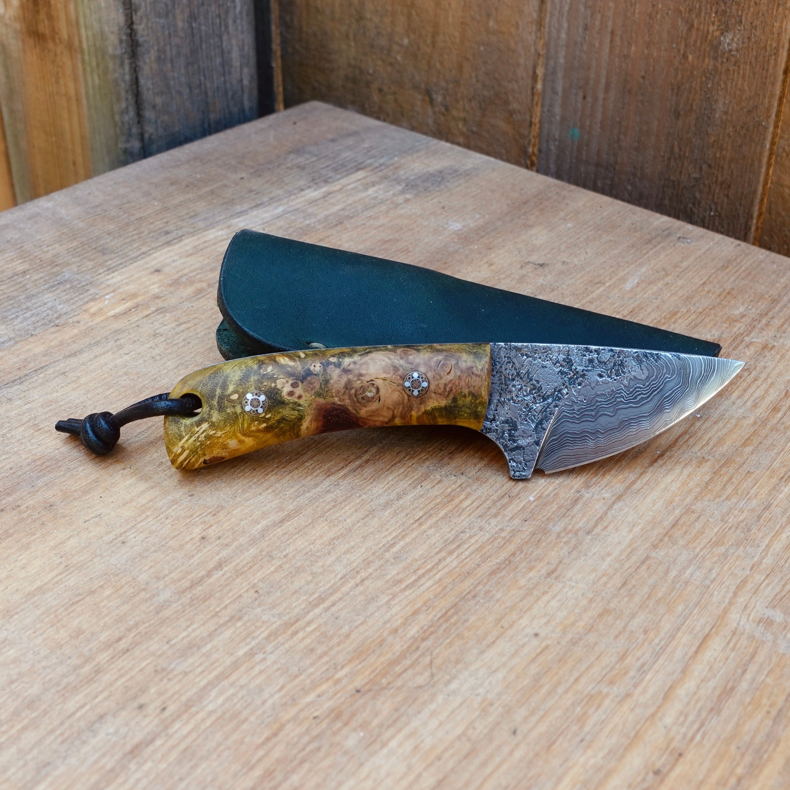 Jagdmesser Damast Skinner