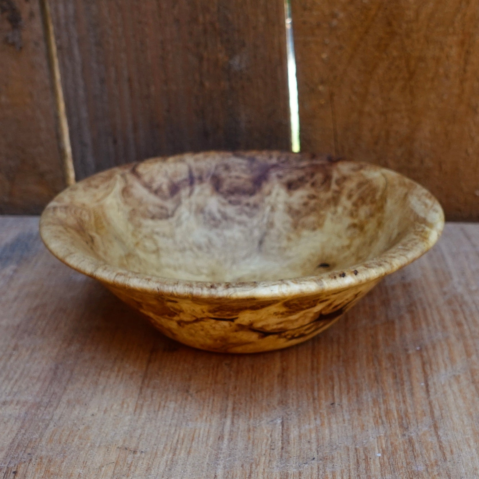 Holzschale, handgedrechselt