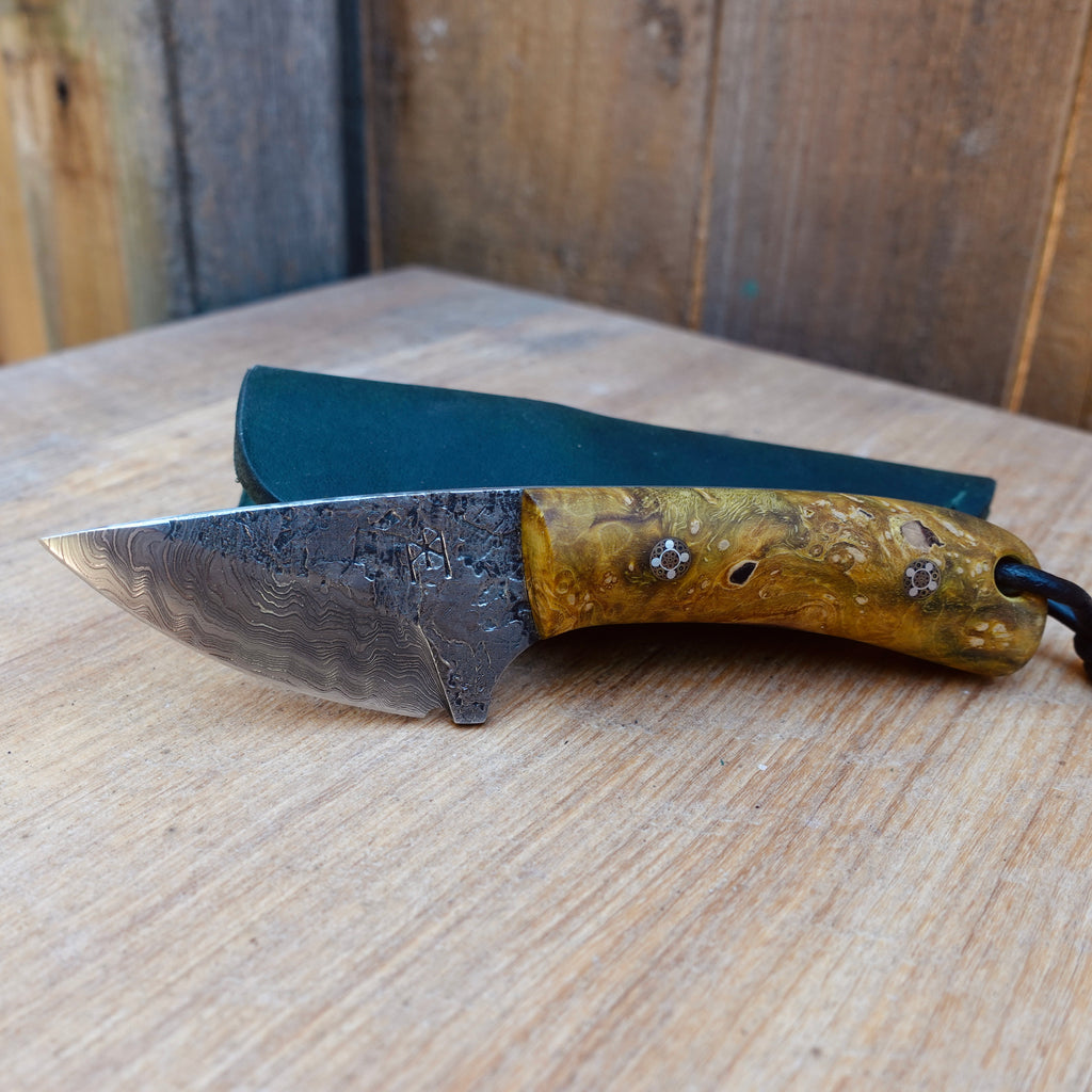 Jagdmesser Damast Skinner